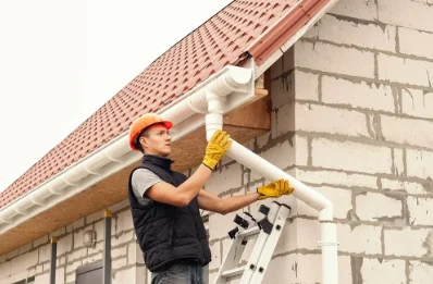 Pose et remplacement de gouttières à Planaise